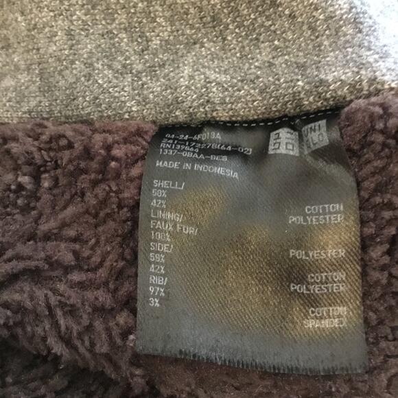 Uniqlo Gray Zip-Up Hoodie With Fur Lining Jacket - Picture 11 of 12